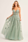 Ellie Wilde Prom Dress in Seaglass