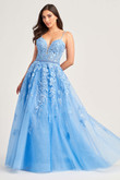 Ellie Wilde Prom Dress EW35016 in Bluebell