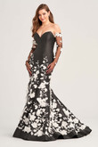 Black/White Mermaid Ellie Wilde Dress EW35036