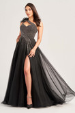 Black/Gunmetal A-line Ellie Wilde EW35086