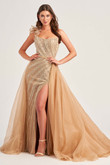 Tan Overskirt Ellie Wilde EW35087