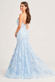 Light Blue Mermaid Back Ellie Wilde EW35203