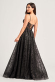 Black A-line Back Ellie Wilde Dress EW35216