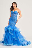 Ocean Blue Mermaid Ellie Wilde Dress EW35239