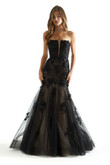 Black Mermaid Tulle Morilee 49008 Prom Dress