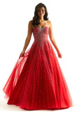 Scarlet Sweetheart A-Line Morilee 49051 Prom Dress