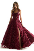 Floral Applique Morilee 49078 Prom Dress