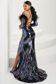 Black Multi Tiffany Designs Prom Dress 16070