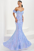 Periwinkle Multi Tiffany Designs Prom Dress 16071
