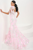 Ivory/Pink Multi Tiffany Designs Prom Dress 16082