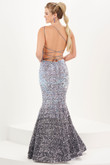 Lavender/Gray Tiffany Designs Prom Dress 16089