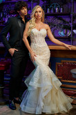 Ivory/Champagne Tiffany Designs Prom Dress 16103