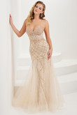 Gold Tiffany Designs Prom Dress 16105