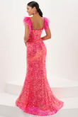 Hot Pink Tiffany Designs Prom Dress 16106