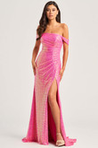 Hot Pink Colette Prom Dress CL5129