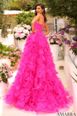 Fuchsia Ruffly Amarra Prom Dress 88785