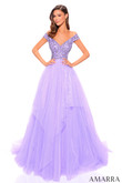 Lilac Beaded Amarra Prom Dress 94038