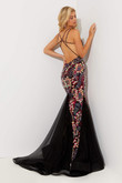 Black Shimmering Mermaid Skirt Jasz Couture Prom Dress 7515