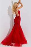 Red Jasz Couture Prom Dress 7557