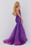 Purple Jasz Couture Prom Dress 7557