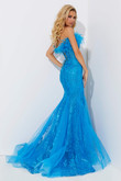  Ocean Blue Jasz Couture Prom Dress 7572