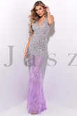 Shimmering Mesh Jasz Couture Prom Dress 7248