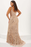  Champagne Designs Plus Size 16124 Prom Dress
