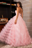 Light Pink Sweetheart Tulle Rachel Allan Prom Dress 70490