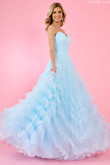 Light Blue Sweetheart Tulle Rachel Allan Prom Dress 70490