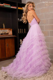 Lilac Sweetheart Tulle Rachel Allan Prom Dress 70490