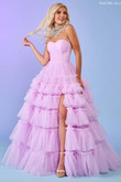 Lilac Ruffle A-Line Rachel Allan Prom Dress 70503 Lilac Ruffle A-Line Rachel Allan Prom Dress 70503