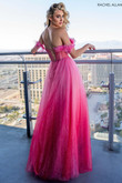 Fuchsia/Ombre A-Line Rachel Allan Prom Dress 70515