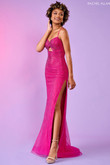 Fuchsia Fitted Sweetheart Rachel Allan Prom Dress 70564