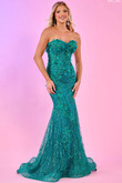 Jade Fitted Strapless Rachel Allan Prom Dress 70580