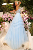 Light Blue Amarra Prom Dress 88794
