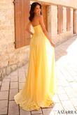 Light Yellow Amarra Prom Dress 88835