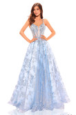 Light Blue Amarra Prom Dress 88741