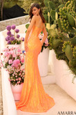 Orange Geometric Amarra Prom Dress 88757