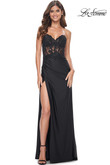 La Femme Prom Dress in Black