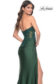 La Femme Prom Dress in Dark Emerald