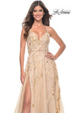 La Femme Prom Dress in Champagne 