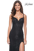 La Femme Prom Dress in Black