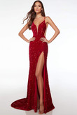 Red Alyce Paris 61484 Prom Dress