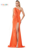Colors Prom Dress in Burnt Orange 
