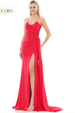 Scooped Fitted Colors Prom Dress 3099