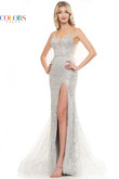 Colors Prom Dress in Silver