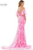 Colors Prom Dress in Hot Pink 