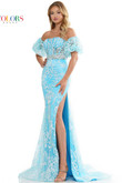 Colors Prom Dress in Turquoise 
