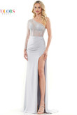 Colors Prom Dress in Silver