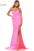 Colors Prom Dress in Hot Pink
